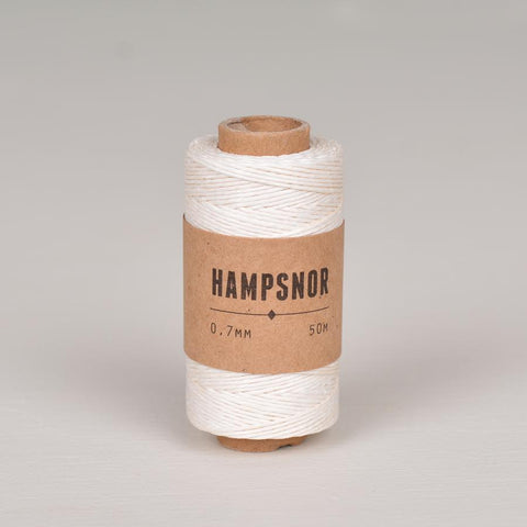 Stefan Papir - Hampsnor 0,7mm×50m Hvit - Norway Designs