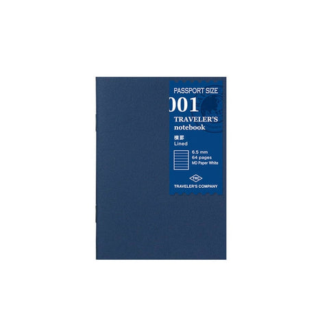 Traveler's Company - Notebook Passport 001 Linjert Refill - Norway Designs