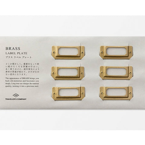 Traveler's Company - BRASS Etikett Holder Messing - Norway Designs
